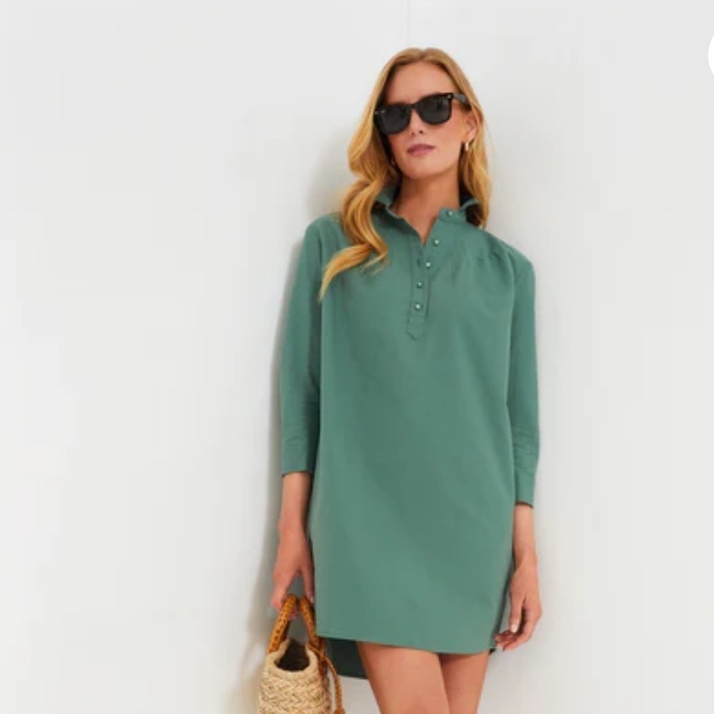 Pomander Place Green Polly Dress